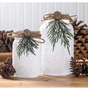 Set of 3 frosted Ball Decorative Mugs! For everyday or holiday decorations EUC